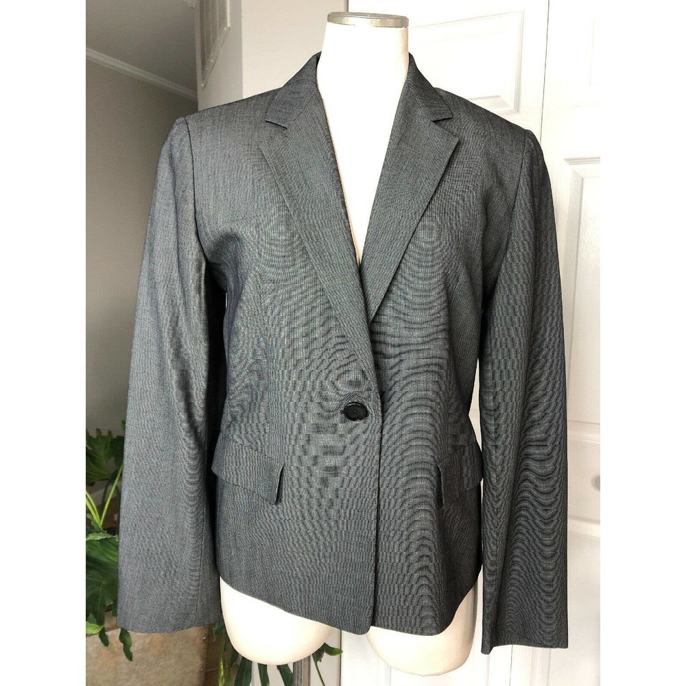 Max Mara Button Front Classic Blazer Jacket 8